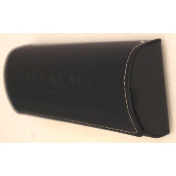 Face A Face Paris Black Eyeglasses Case White Stitching Soft Interior Minimalist - Picture 5 of 5